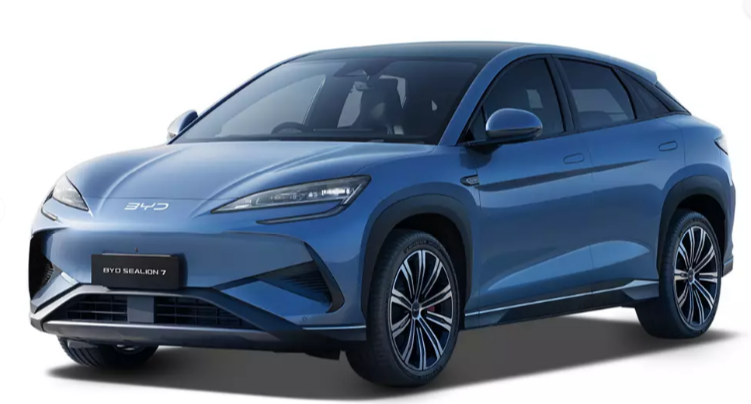 BYD Sealion 7 in Atlantis Grey shade with premium appeal