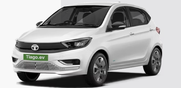 Tata Tiago EV interior dashboard with touchscreen and premium design ,PRICE COST,THEEVSUPERMARKET.COM