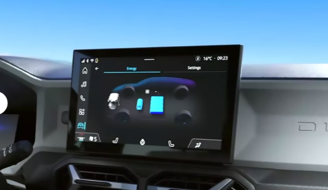 theevsupermarket.com
Renault Duster 2025 F display,interior
