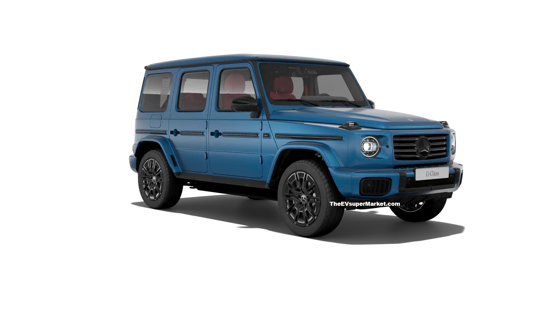 Mercedes Benz G580 with EQ Technology in Blue Magno colour