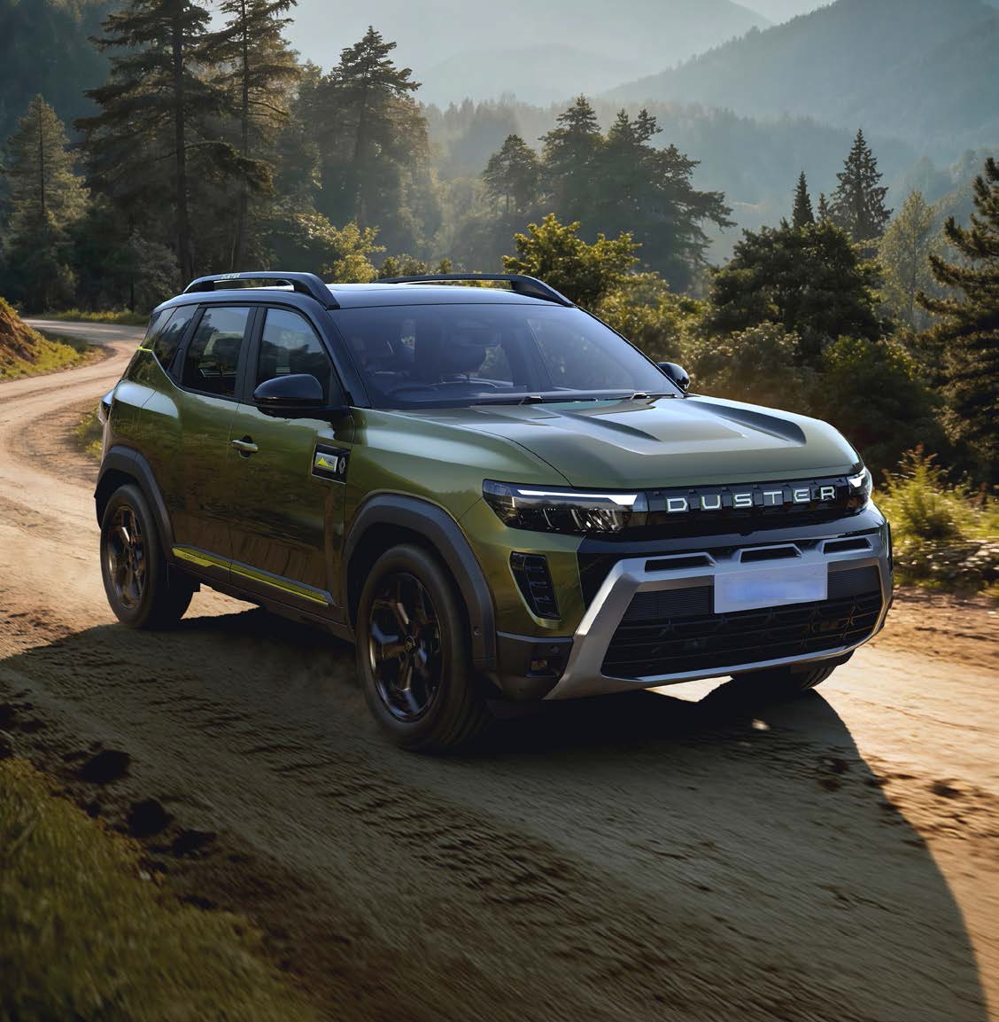 Renault Duster front right three quarter exterior with alloy wheels and modern styling