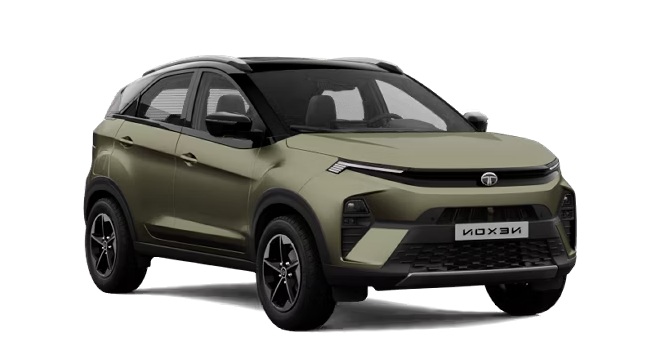 Tata Nexon Grassland Beige black roof